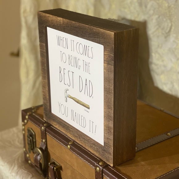 **SOLD on Mercari** Rae Dunn Dad Sign - Picture 4 of 4